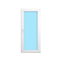 BALCONERA PVC PRACTICABLE BLANCA 90X200CM APERTURA EXTERIOR IZQUIERDA - 1