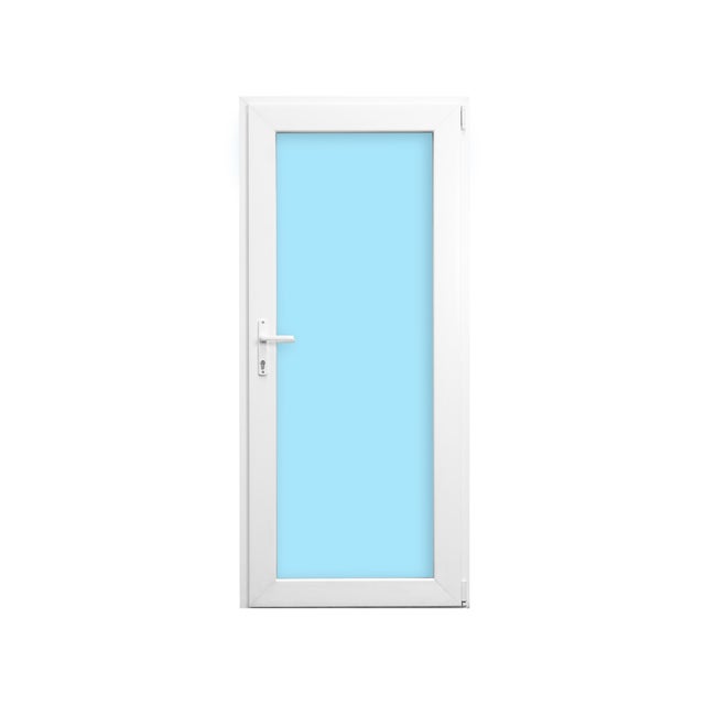 BALCONERA PVC PRACTICABLE BLANCA 90X200CM APERTURA EXTERIOR IZQUIERDA