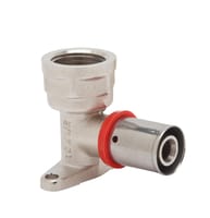 CODO 90º CON SOPORTE 18MMX1/2