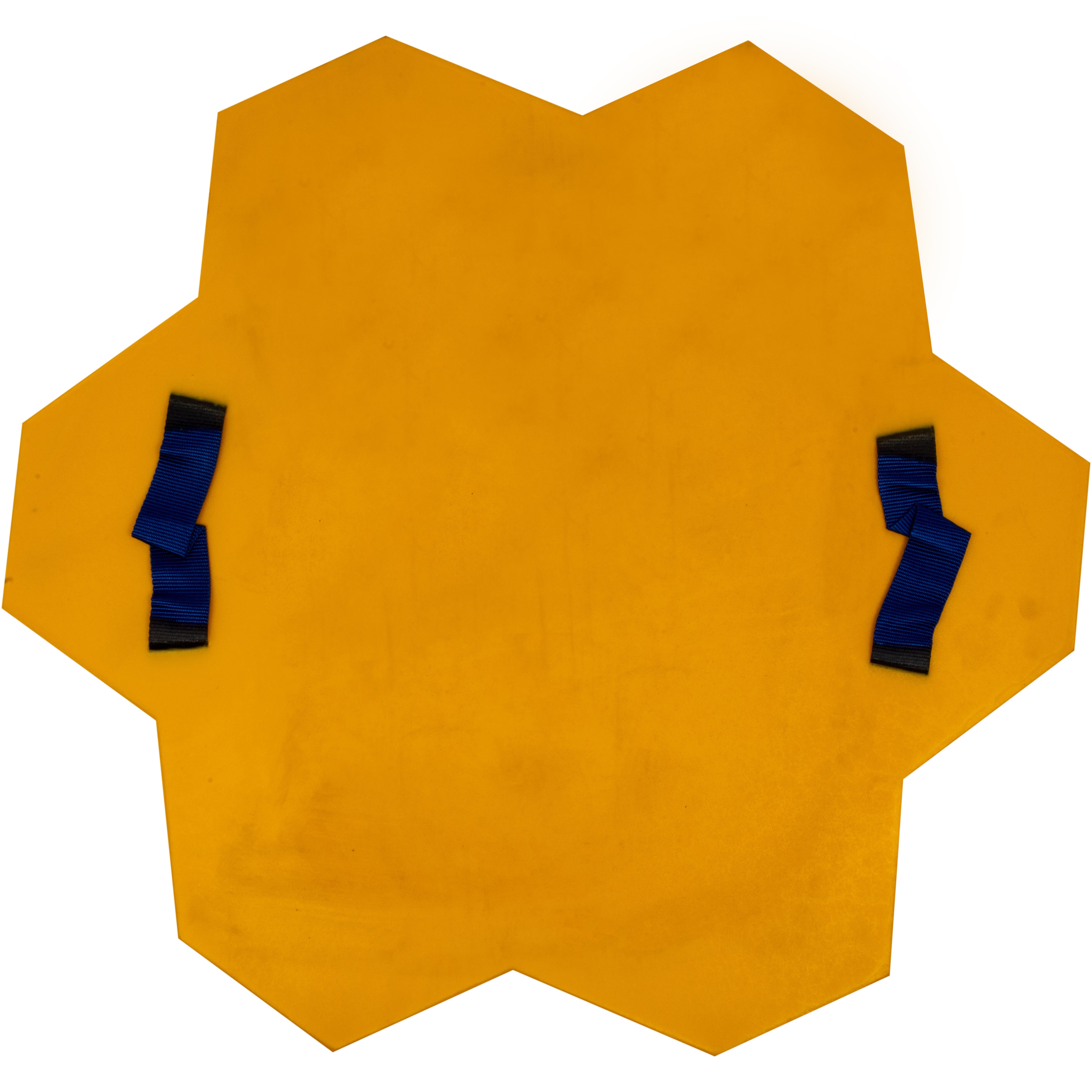 MOLDE PIEDRA IRREGULAR RÍGIDO AMARILLO PARA HORMIGÓN IMPRESO - 2