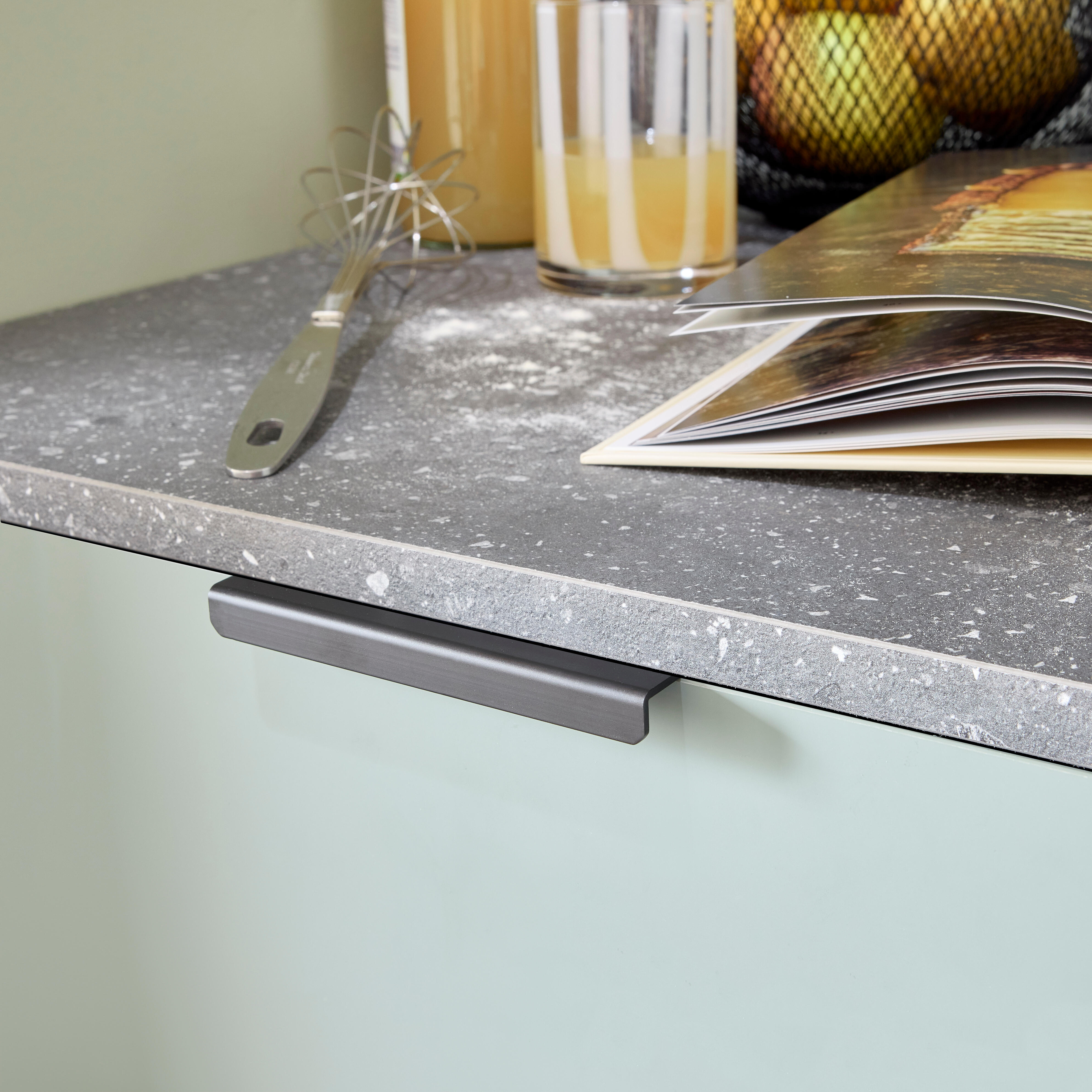 Puxador para móvel alumínio preto mate 96 mm Inspire Livio - 4