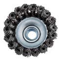 CEPILLO TAZA DE ACERO TRENZADO PARA AMOLADORA 65MM BELLOTA - 3