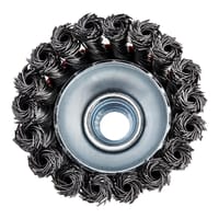 CEPILLO TAZA DE ACERO TRENZADO PARA AMOLADORA 65MM BELLOTA - 3