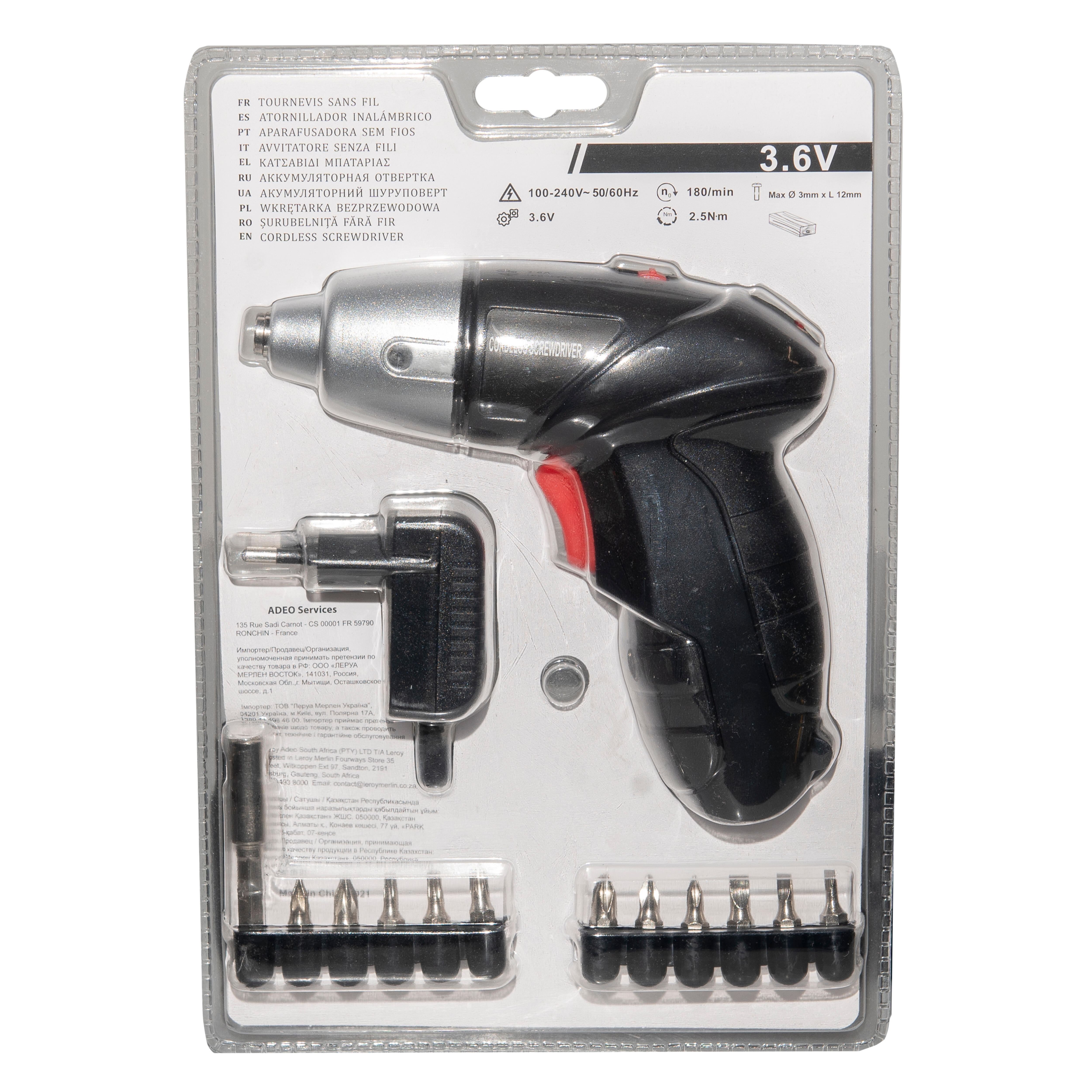 ATORNILLADOR 3,6V 0,6AH - 6