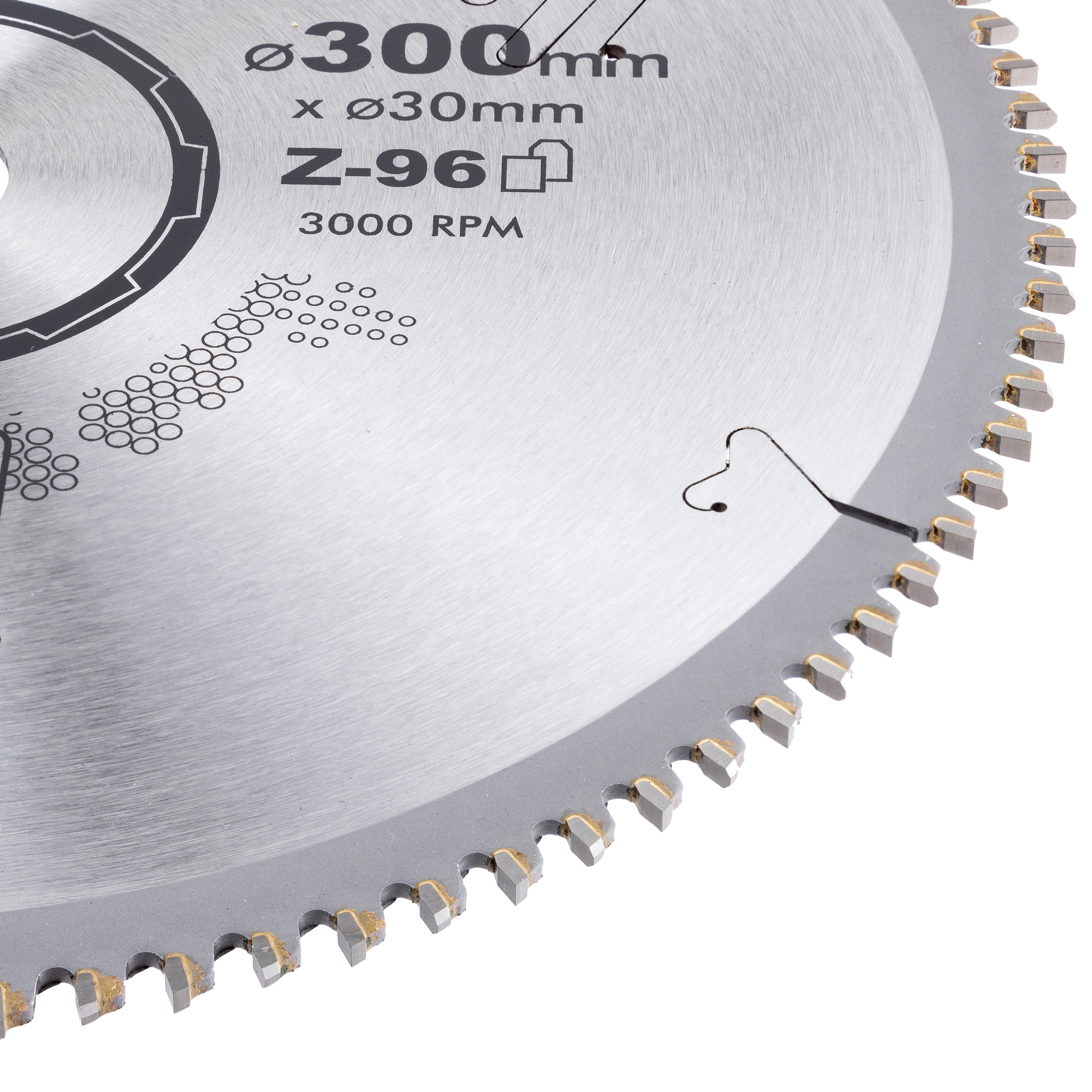 DISCO DE WIDIA CORTE ALUMINIO 300MM Z96 STAYER - 3