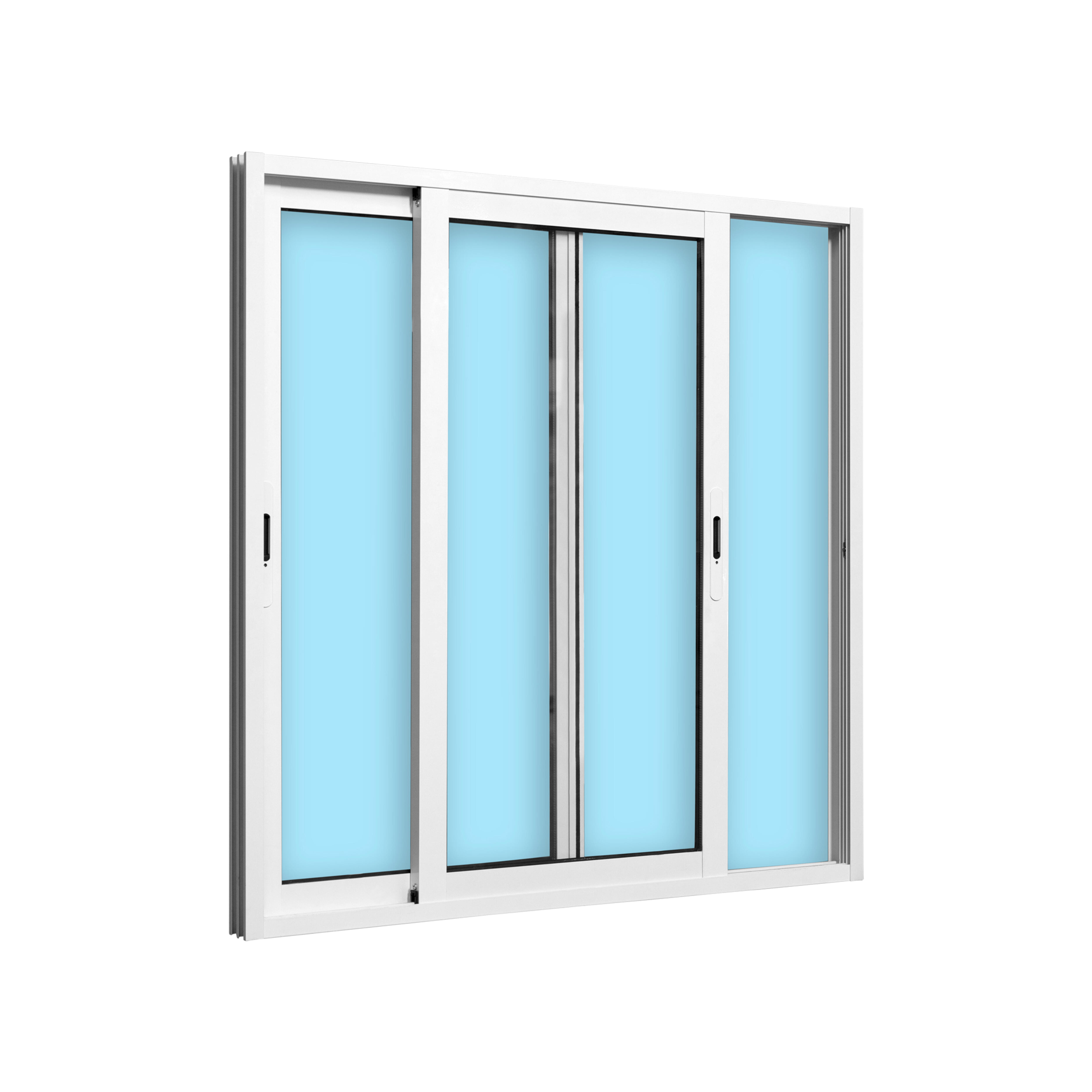 VENTANA ALUMINIO CORREDERA BLANCA 120X120CM - 3