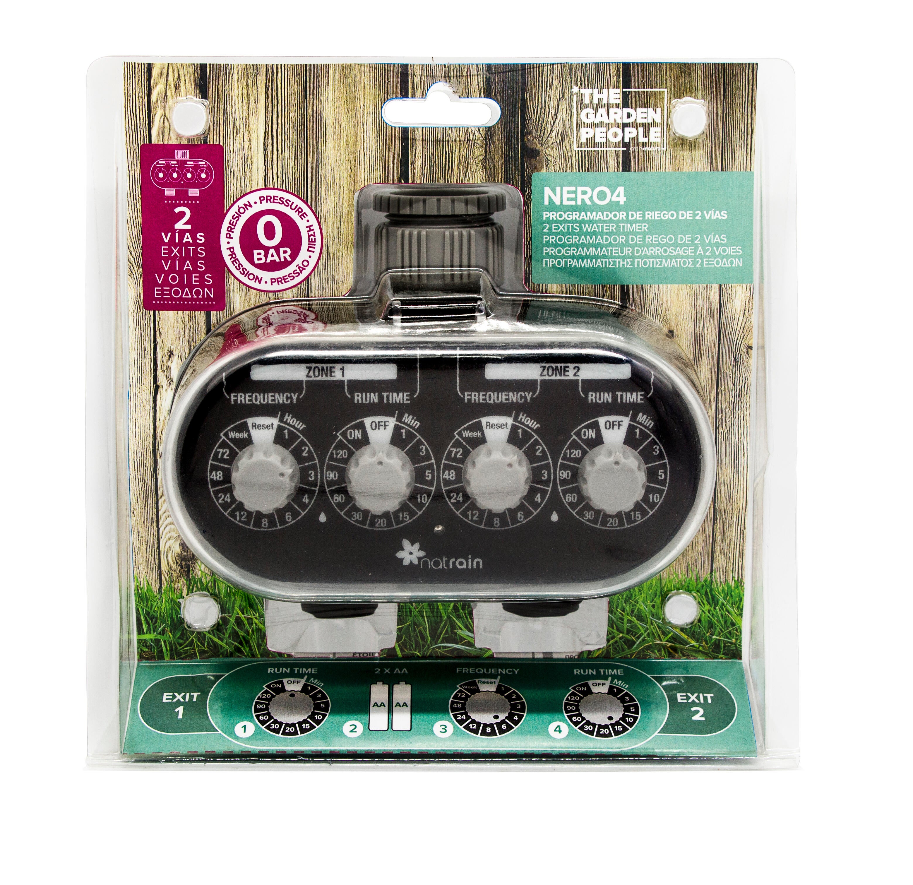 PROGRAMADOR MECÁNICO NTW 22.2 NERO 4 - 2