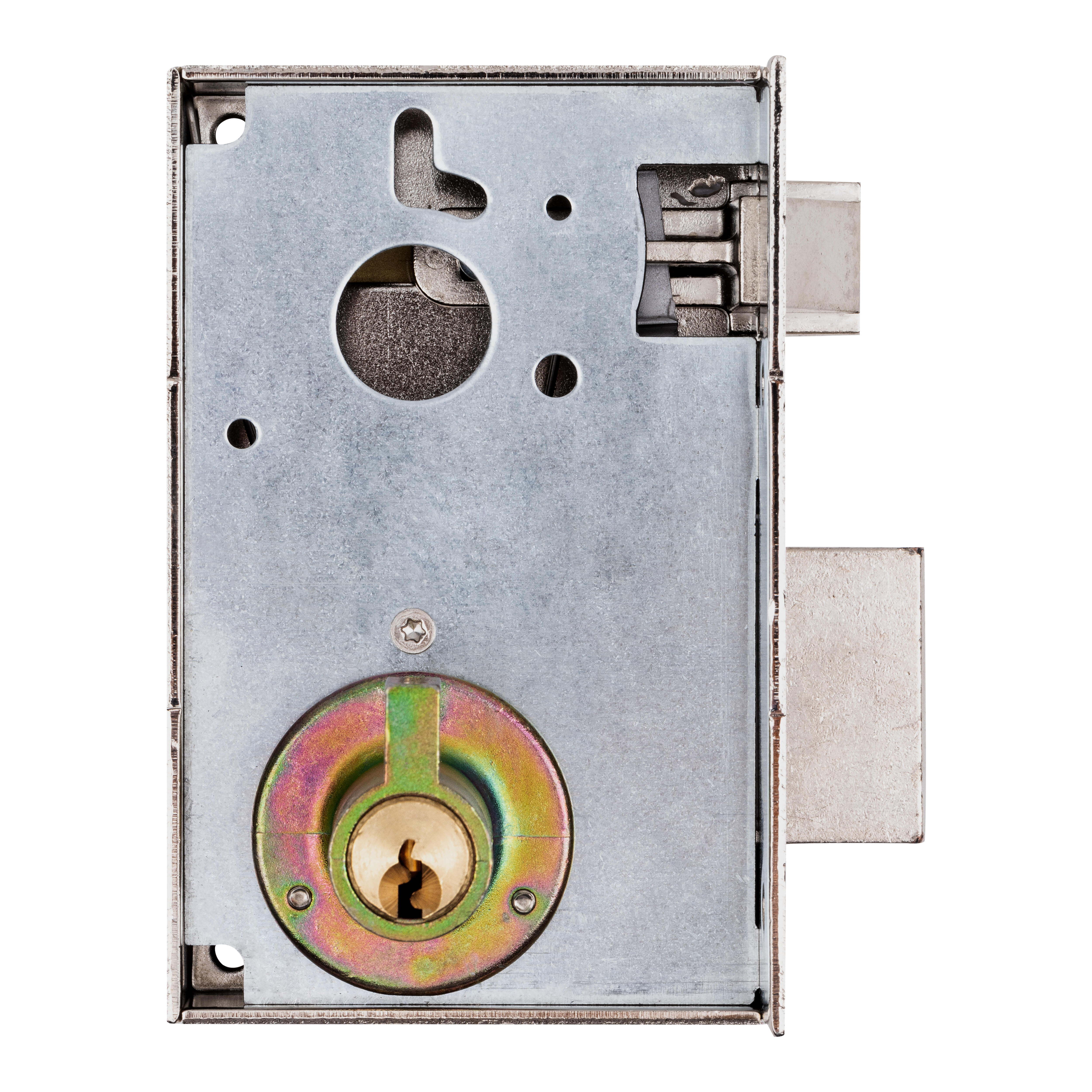 CERRADURA SOBREPONER 70  MM. NIQUELADA 56 A IZQUIERDA YALE - 2