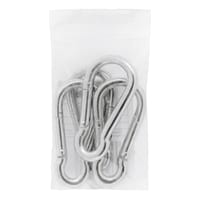 MOSQUETON BOMBERO GALVANIZADO 8 MM. 4 UDS - 2