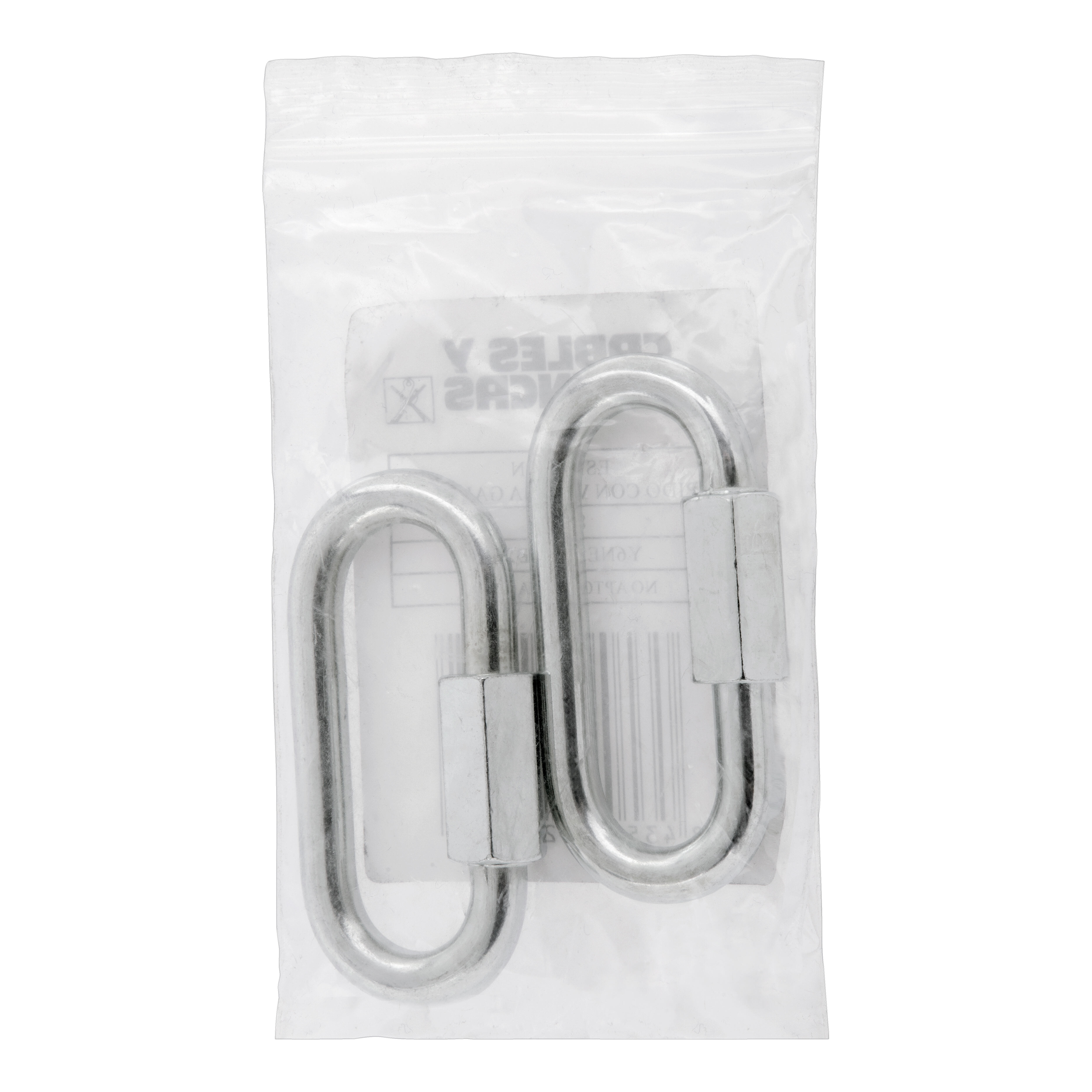 ESLABONES RÁPIDOS CON VIROLA GALVANIZADO 8 MM. 2 UDS - 2