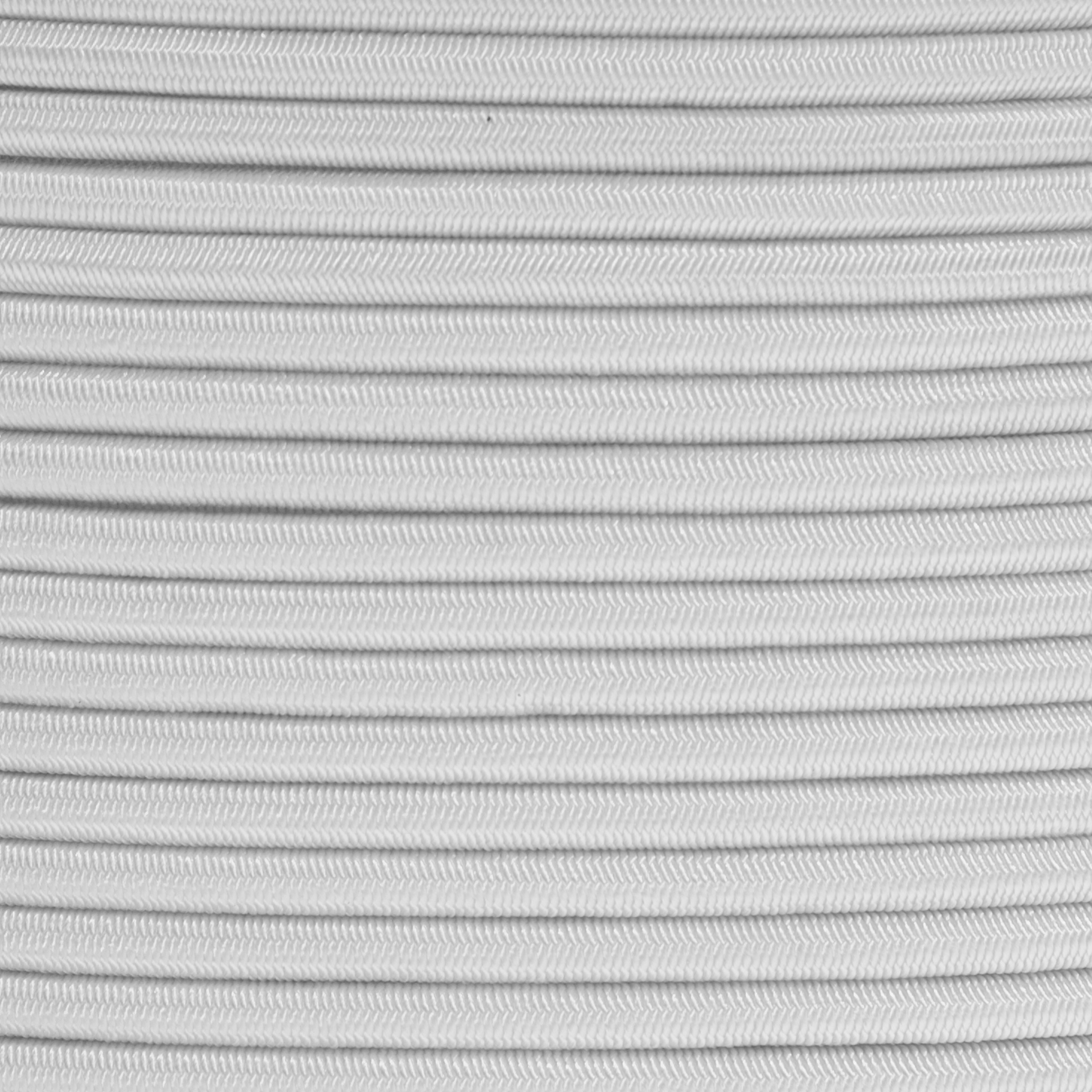 CUERDA POLIESTER ELÁSTICA TRENZADA CON ALMA 6MM. 1M BLANCO ROMBULL - 2