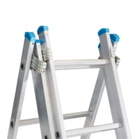 ESCALERA METÁLICA TRANSFORMABLE DE ALUMINIO 8+8+8 PELDAÑOS - 5