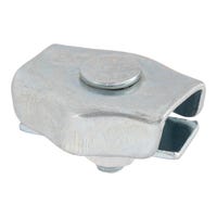 SUJETACABLE PLANOS SIMPLE GALVANIZADO 5 MM. 4 UDS - 3