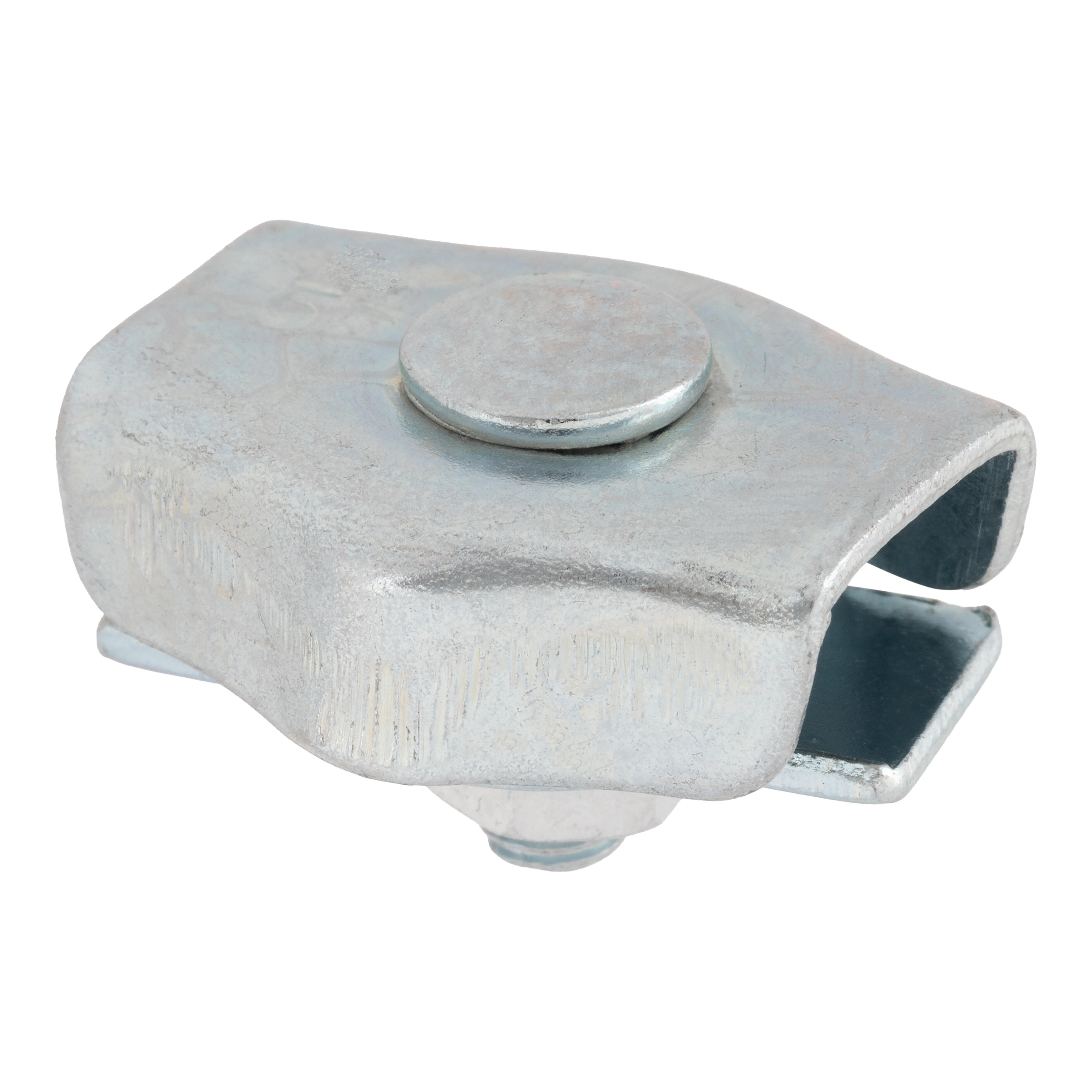 SUJETACABLE PLANOS SIMPLE GALVANIZADO 5 MM. 4 UDS - 3