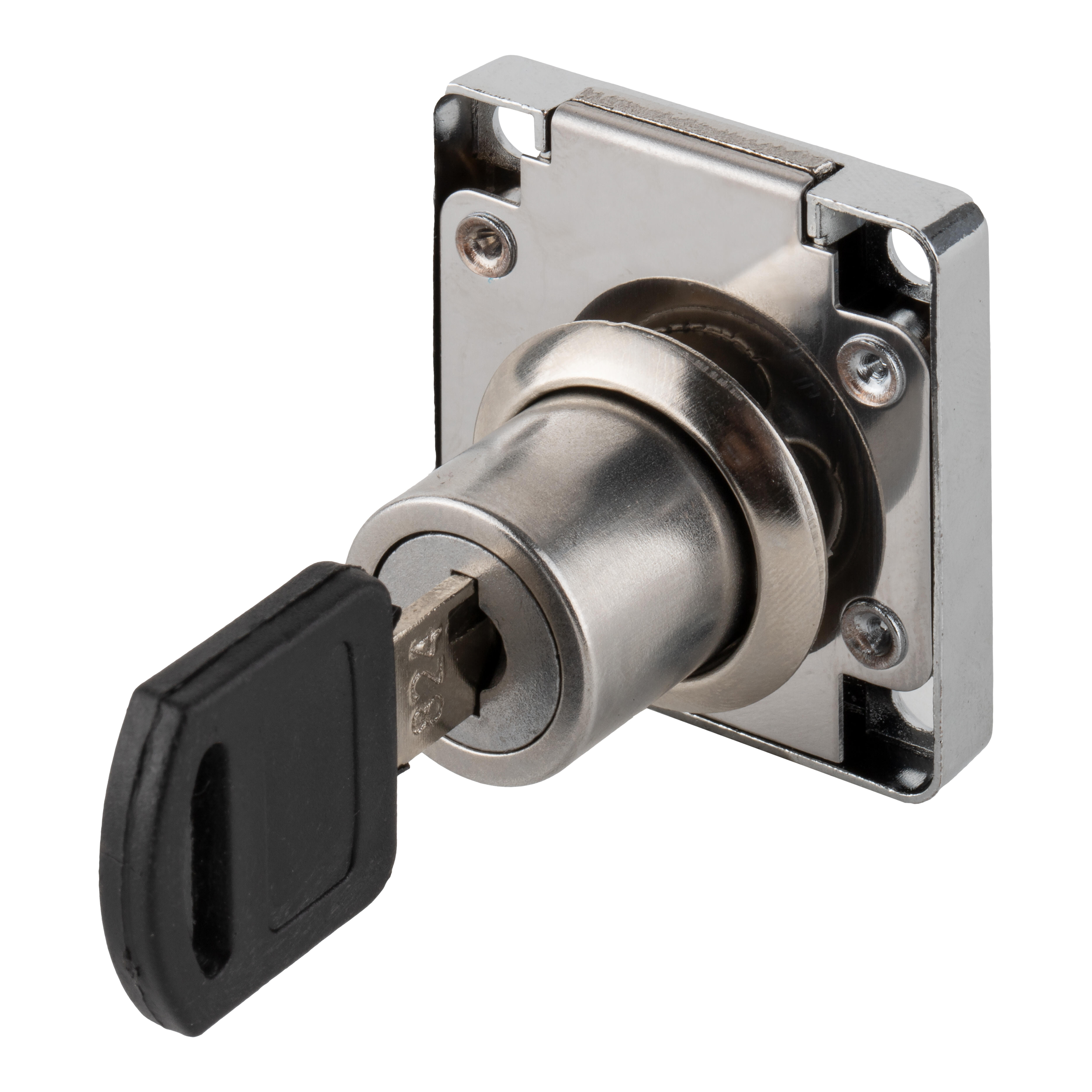 CERRADURA DE BOMBILLO PARA CAJON 25 MM - 2