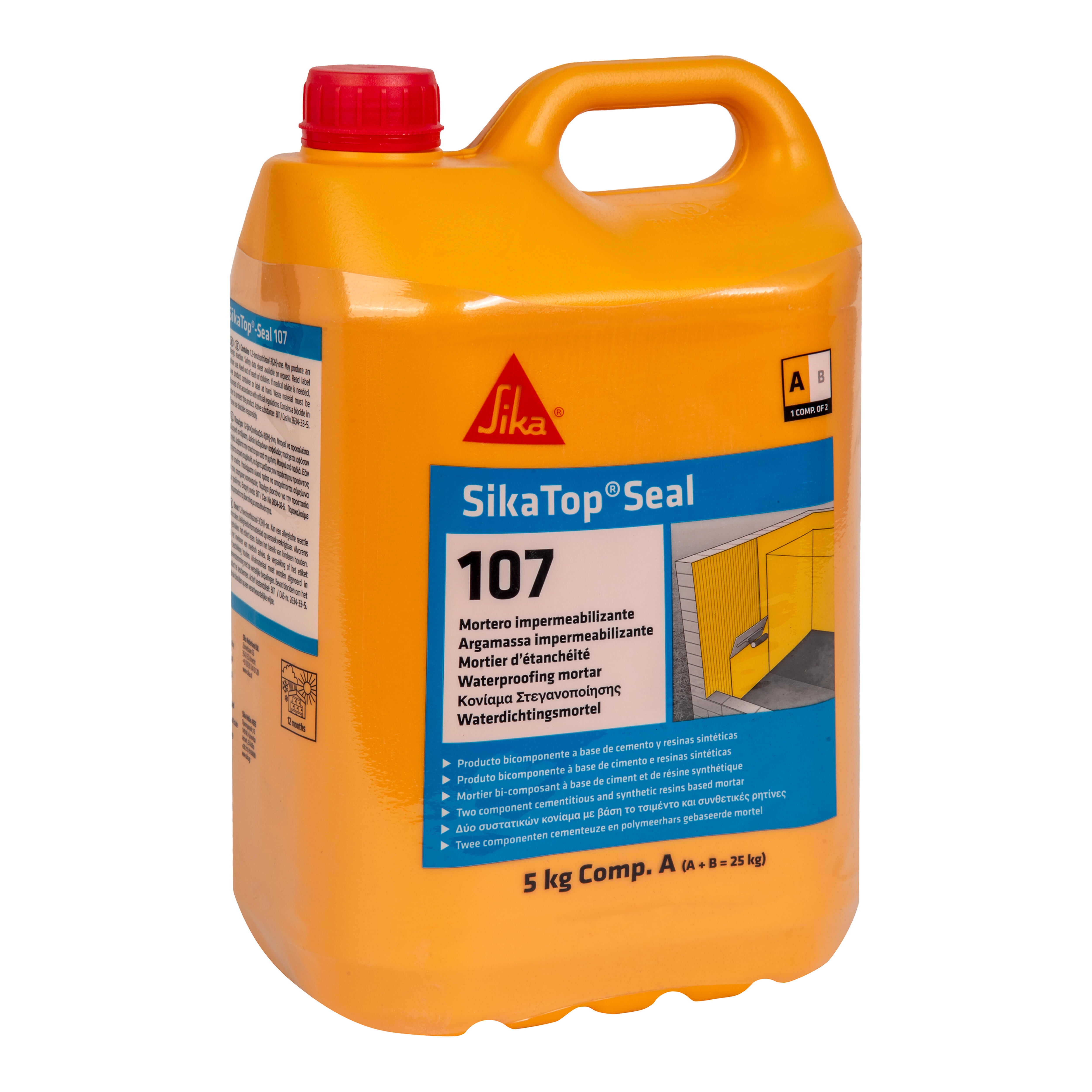 MORTERO IMPERMEABLE SIKATOP SEAL 107 ES 25 KG - 2