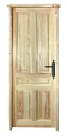 PUERTA INTERIOR EN BLOCK MACIZA PINO 5 PAÑOS 72,5 CM DERECHA - 3