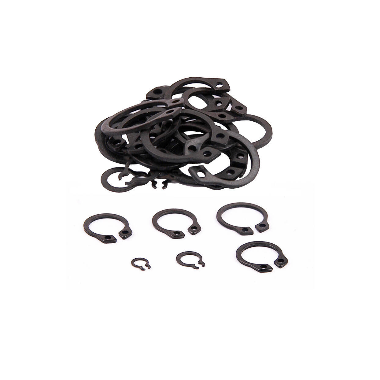 50 Anelli Fitschen In Acciaio Ottonato - Assortimento 9-13mm Per Regolazione Porte - Foto 13