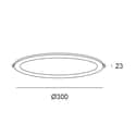 DOWNLIGHT LED EMPOTRAR CIRCULAR NEGRO 24W CCT - 4