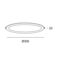 DOWNLIGHT LED EMPOTRAR CIRCULAR NEGRO 24W CCT - 4