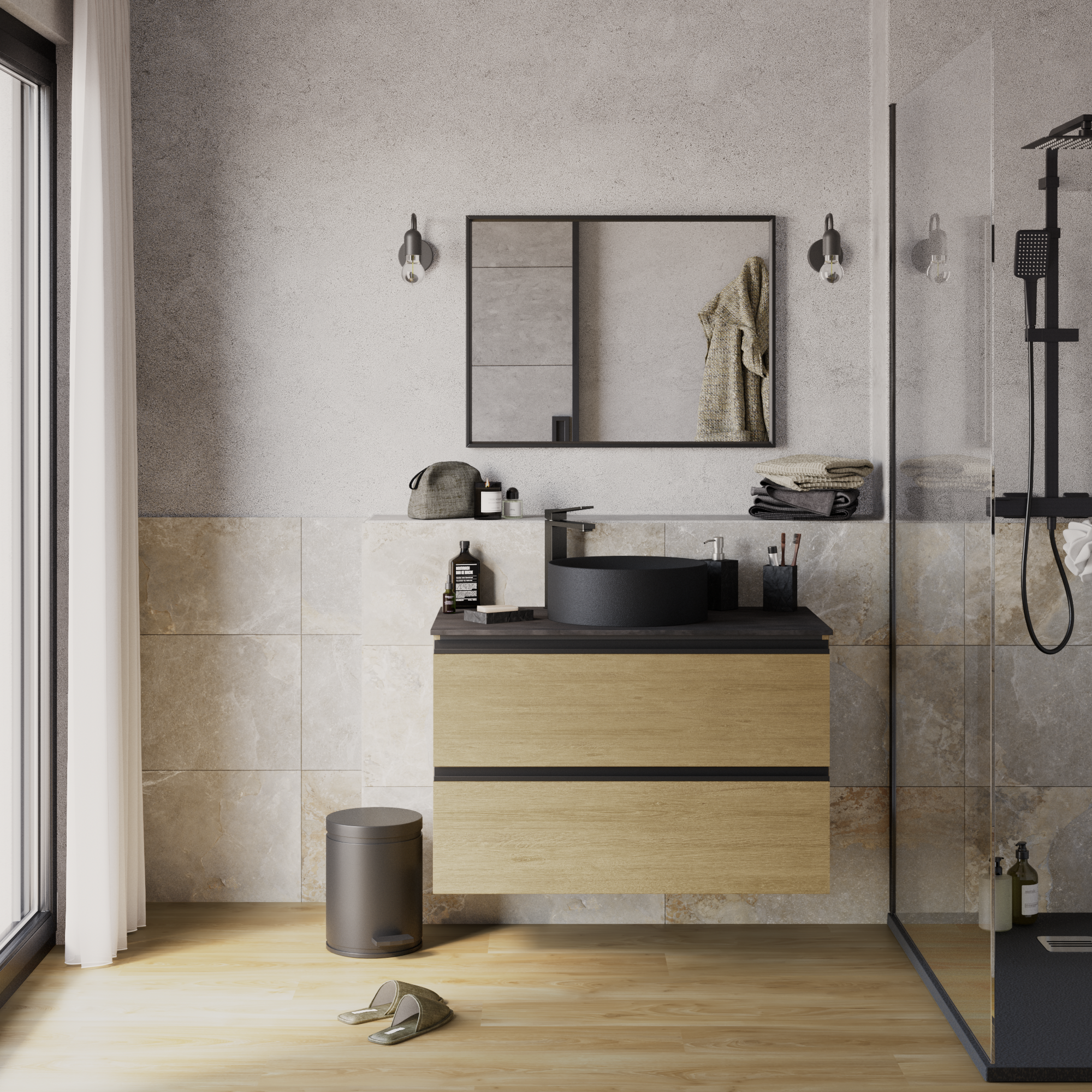 Pavimento vinílico SPC click flutuante Malte extreme Artens 5,2 mm com base NAT348 - 13