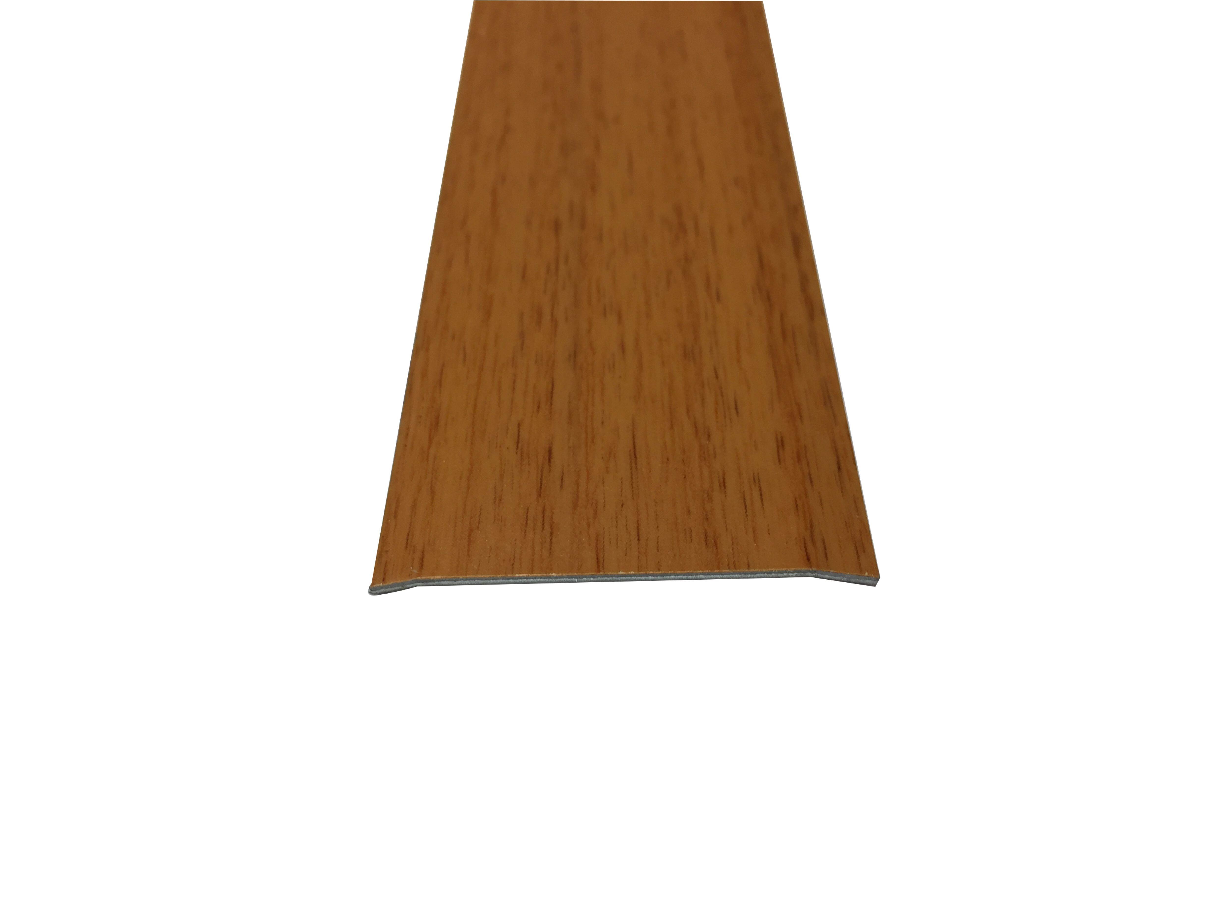 PERFIL DE TRANSICIÓN ADHESIVO ACERO CEREZO 166CM - 2