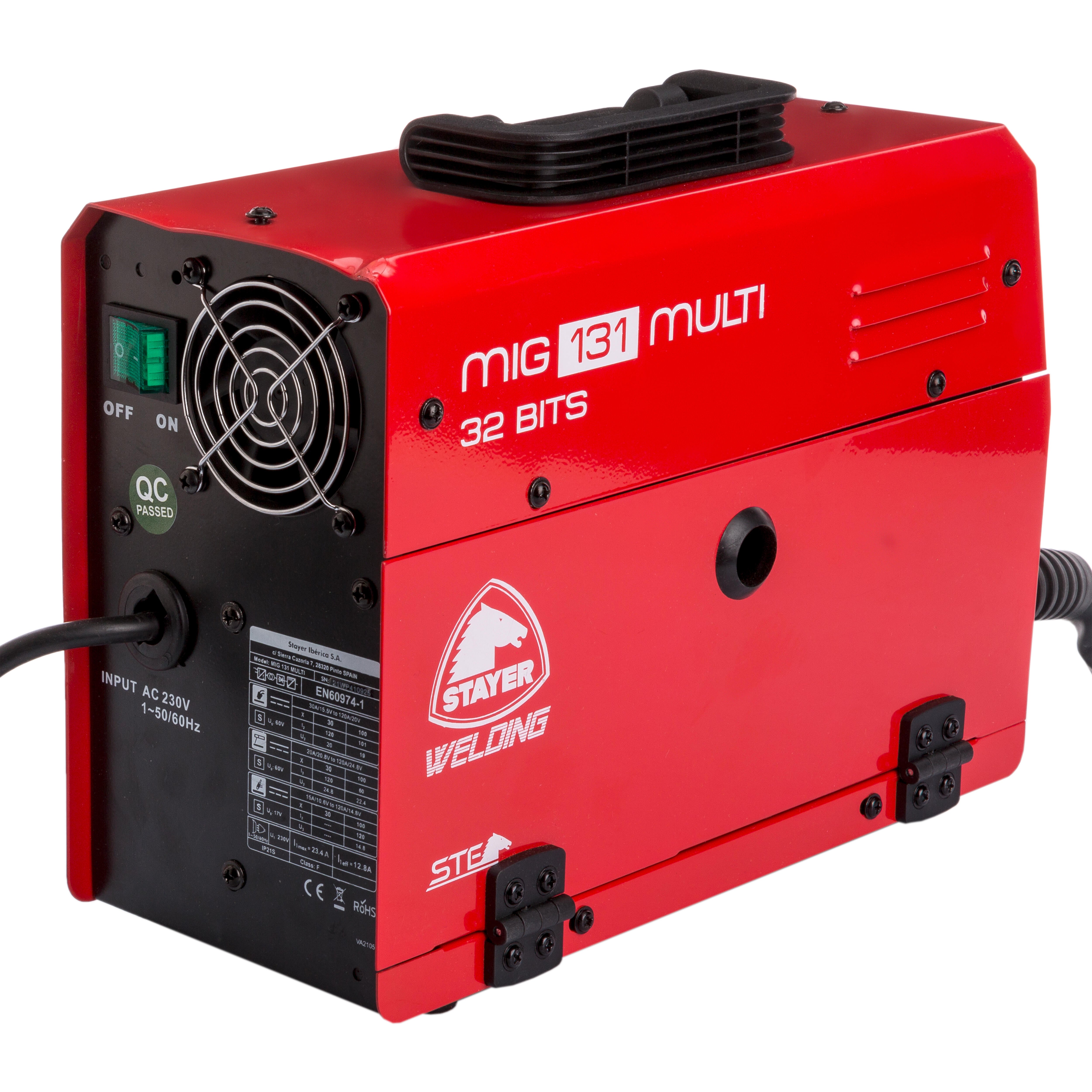 SOLDADOR INVERTER MIG-MAG 120A STAYER MIG 131 MULTI - 5