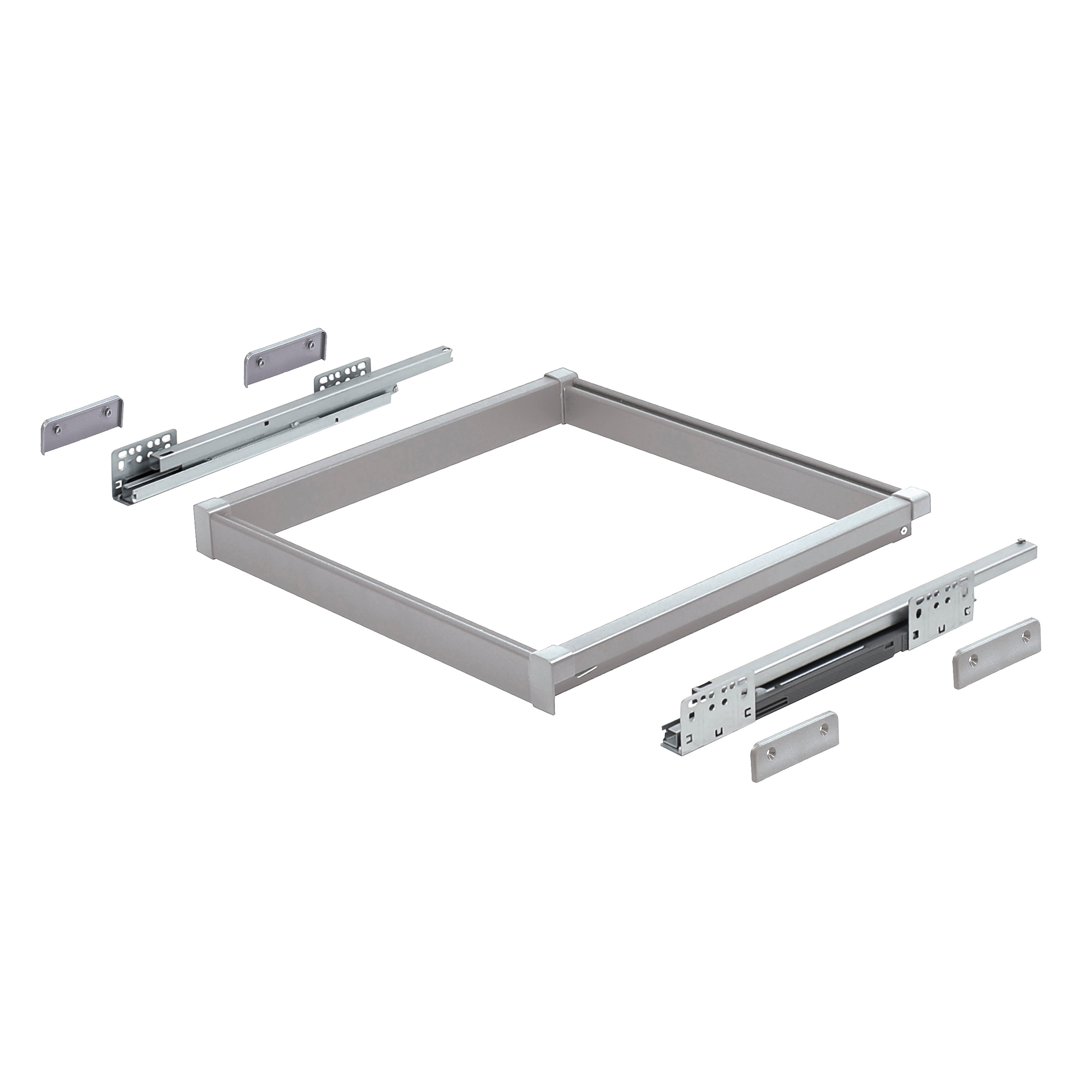 MARCO ALUMINIO GRIS INTERIOR ARMARIO PARA MODULO 80 CM - 2