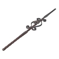 BARRA DE HIERRO FORJADO DIBUJO CENTRAL 14X14MM 0,9M - 3