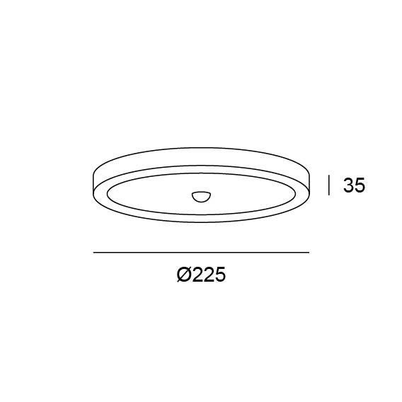 DOWNLIGHT LED EMPOTRAR CIRCULAR BLANCO 18W CCT CON SENSOR - 8