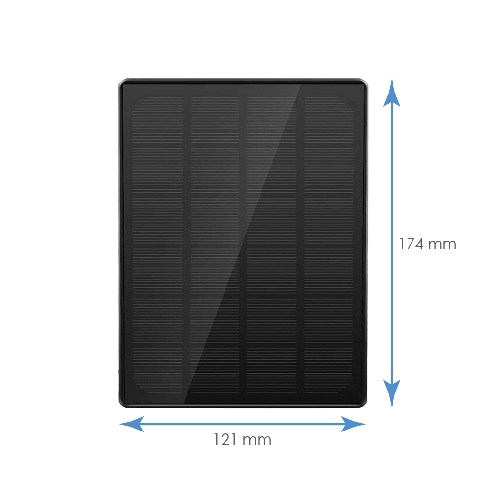 PANEL SOLAR PARA CAMARA IP WIFI A BATERIA - 3