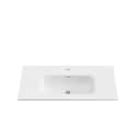 LAVABO DE ENCIMERA 81X39CM BLANCO - 2