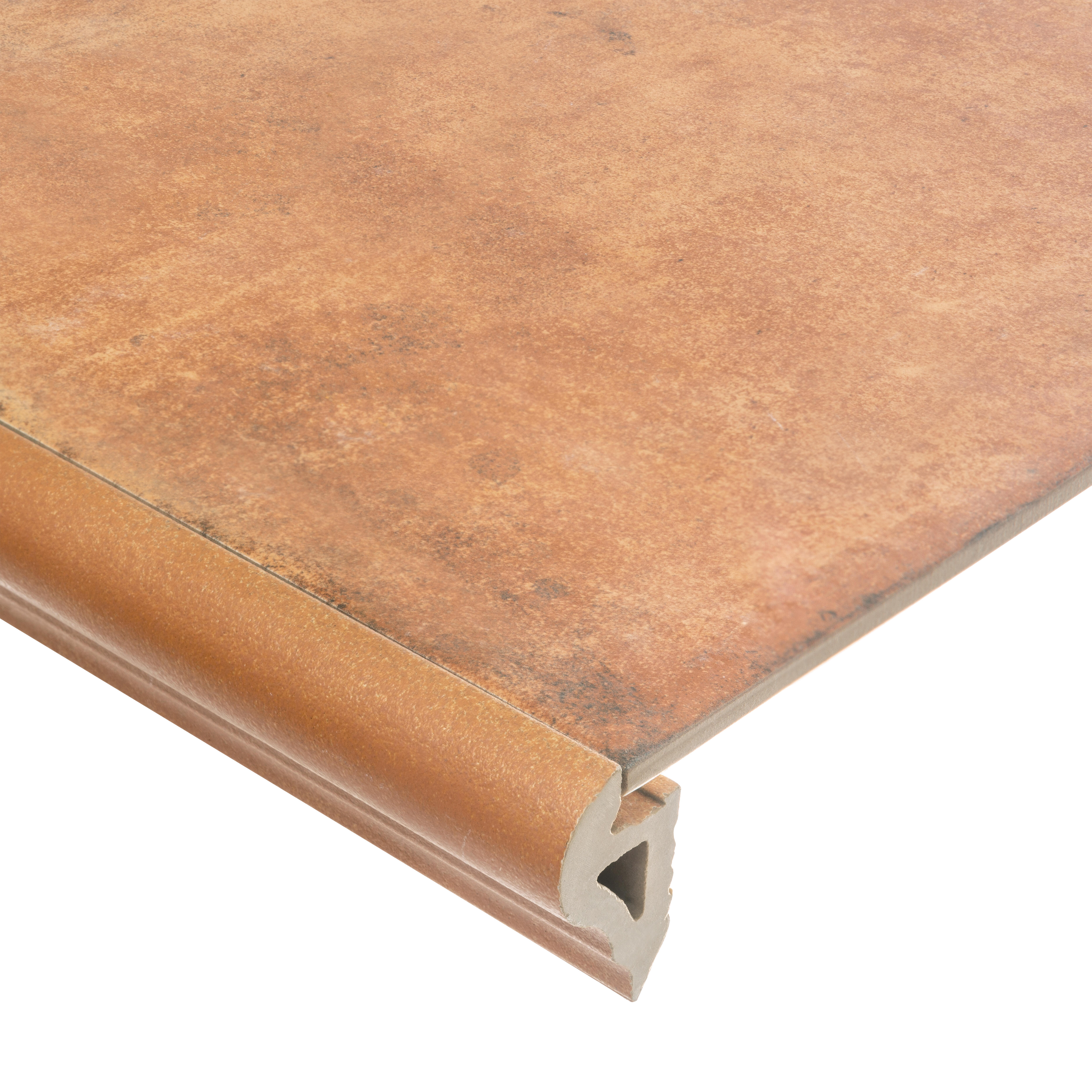 PELDAÑO PORCELANICO 33.3X33.3CM GREDOS TEJA UNIDAD. ANTIDESLIZANTE - 2