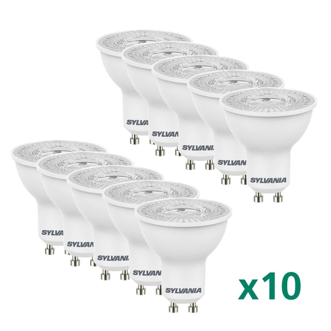 BOMBILLA LED DICROICA GU10 320LM 4.2W CALIDA 110º (10 UDS) - 1