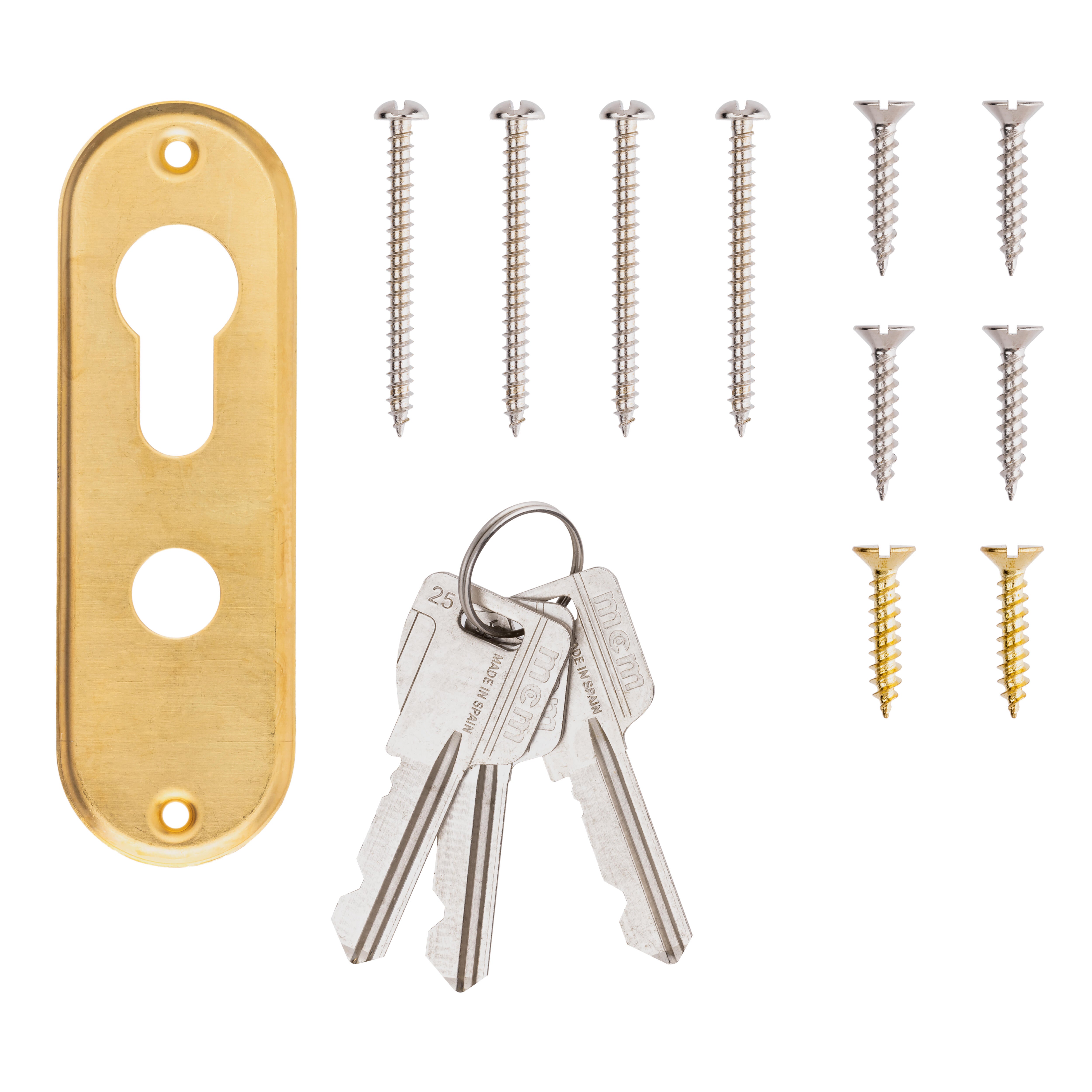 CERRADURA SOBREPONER 60  MM. 2556BP PINTADA IZQUIERDA MCM  - 3