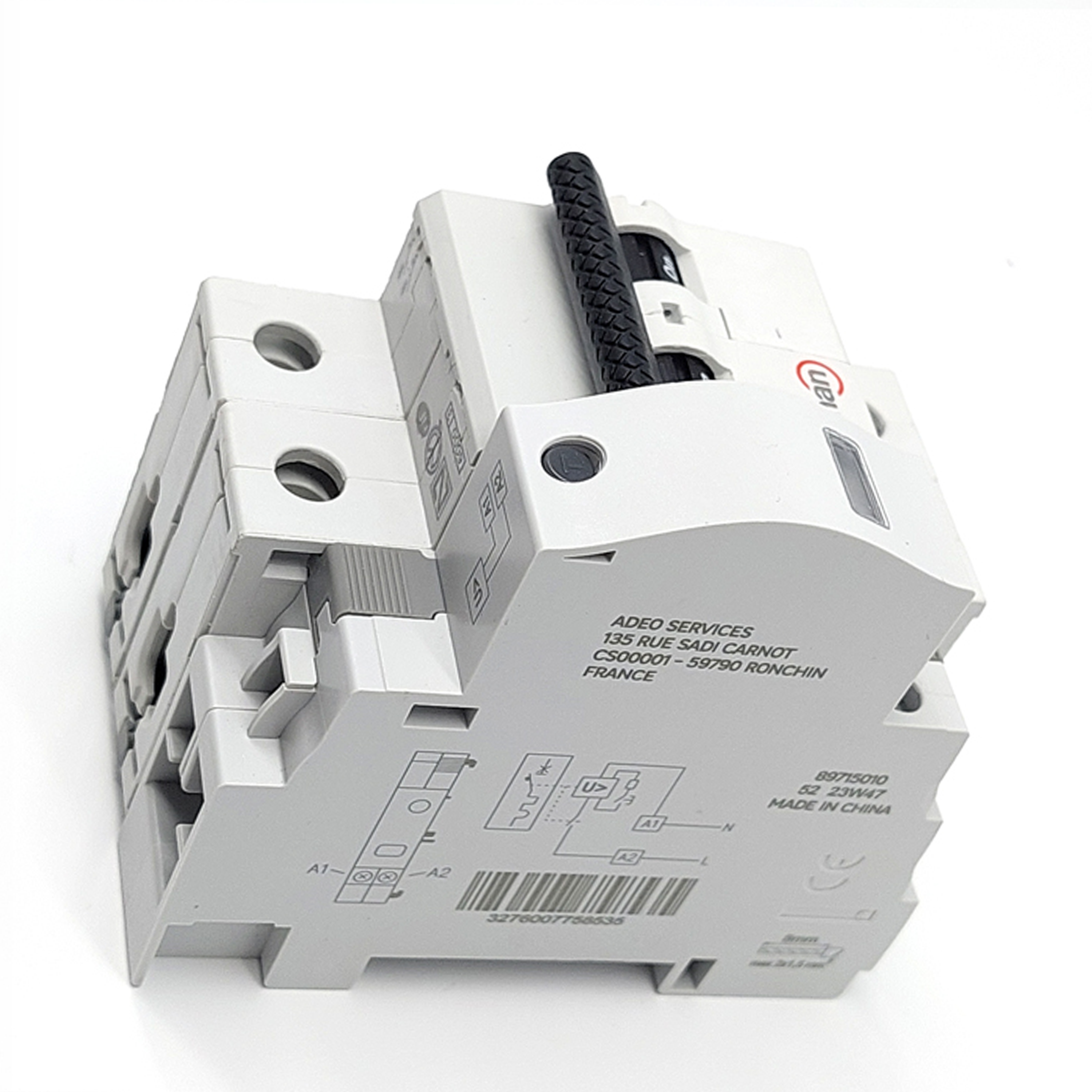 Disjuntor 2 polos curva C 40A conexão por parafuso capacidade de interrupção 6000A LEXMAN - 3