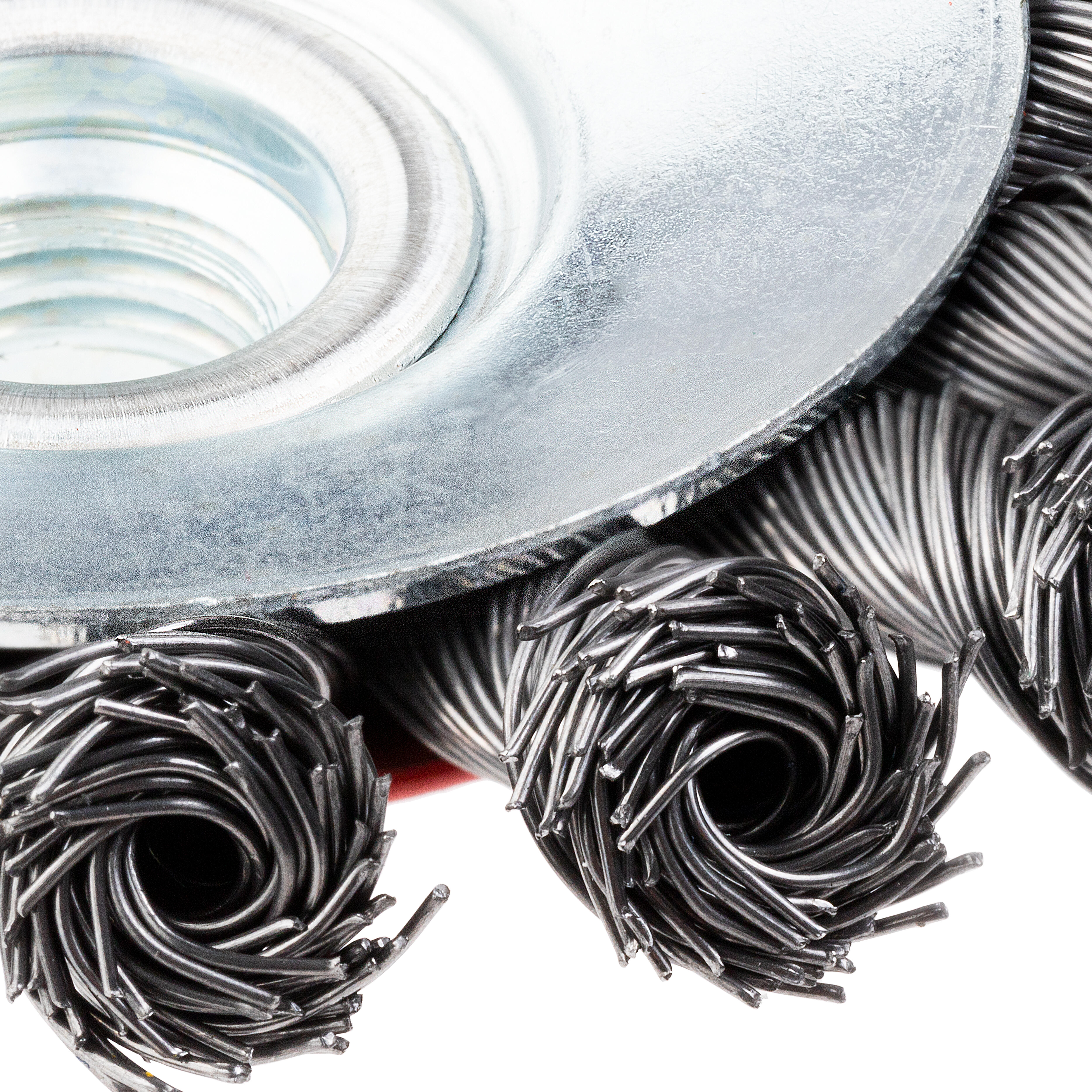 CEPILLO CONICO DE ACERO TRENZADO PARA AMOLADORA 100MM BELLOTA - 4