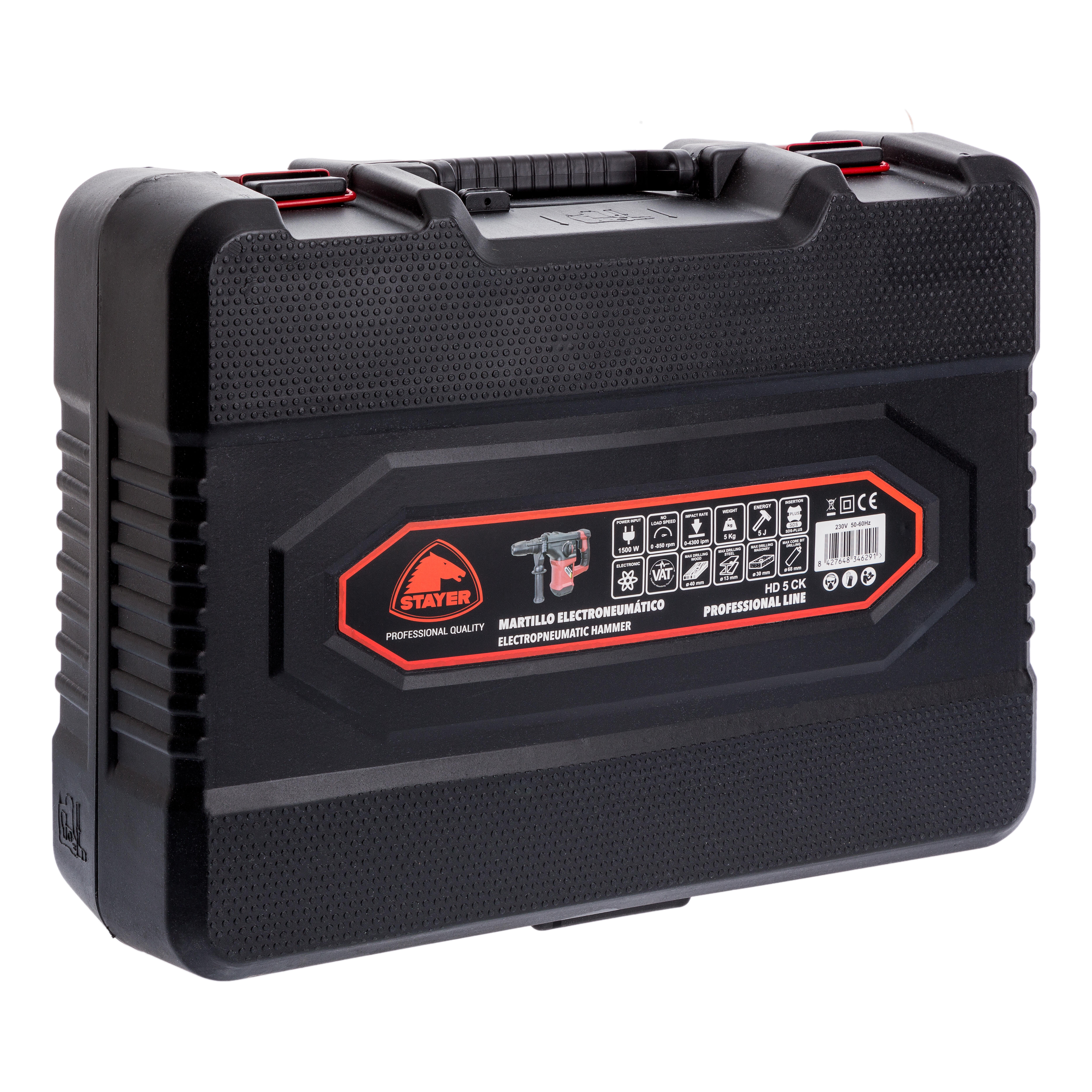 MARTILLO COMBINADO 1500W 5J STAYER HD5CK - 4