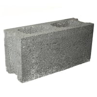 BLOQUE DE HORMIGÓN GRIS 39X19X14 CM - 2