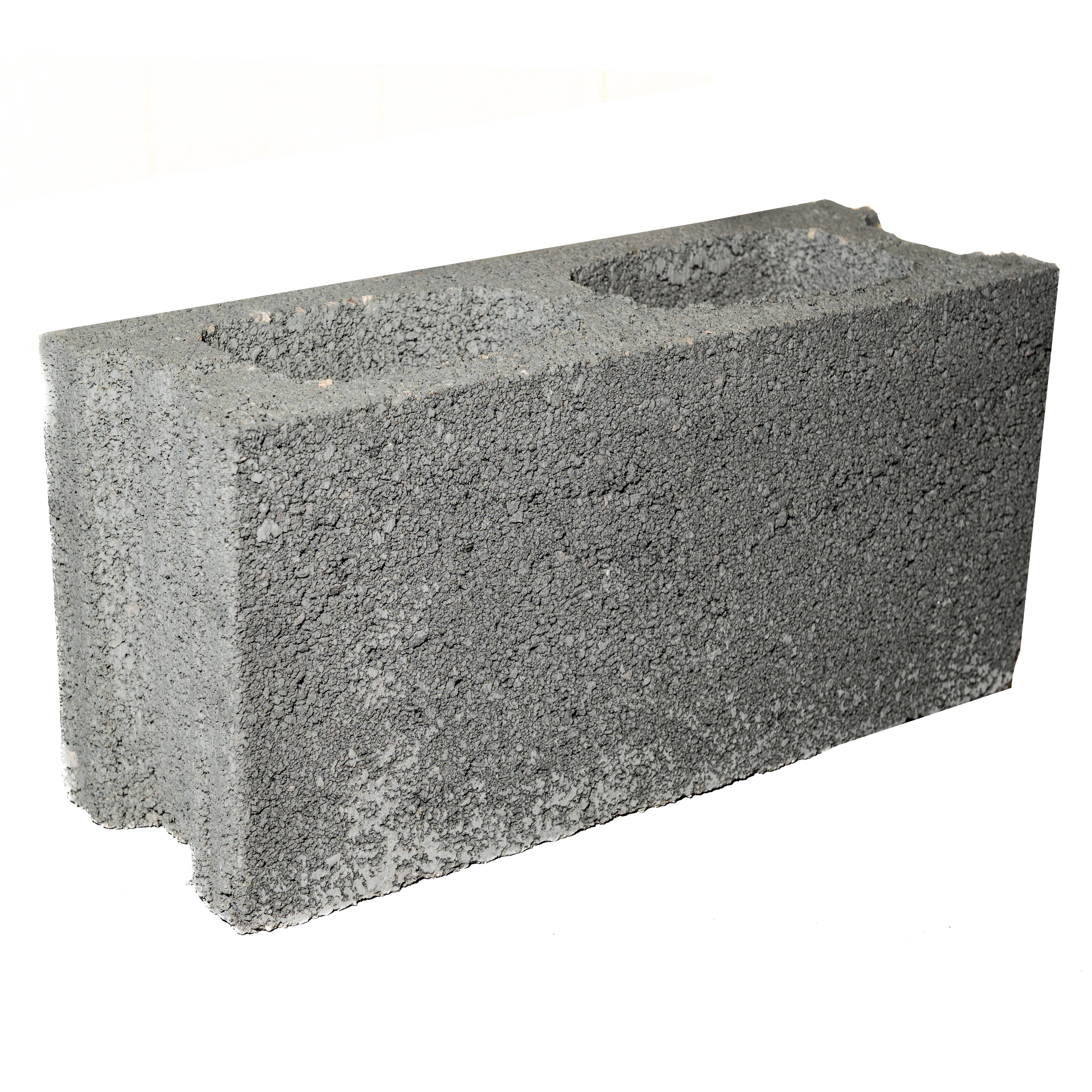 BLOQUE DE HORMIGÓN GRIS 39X19X14 CM - 2