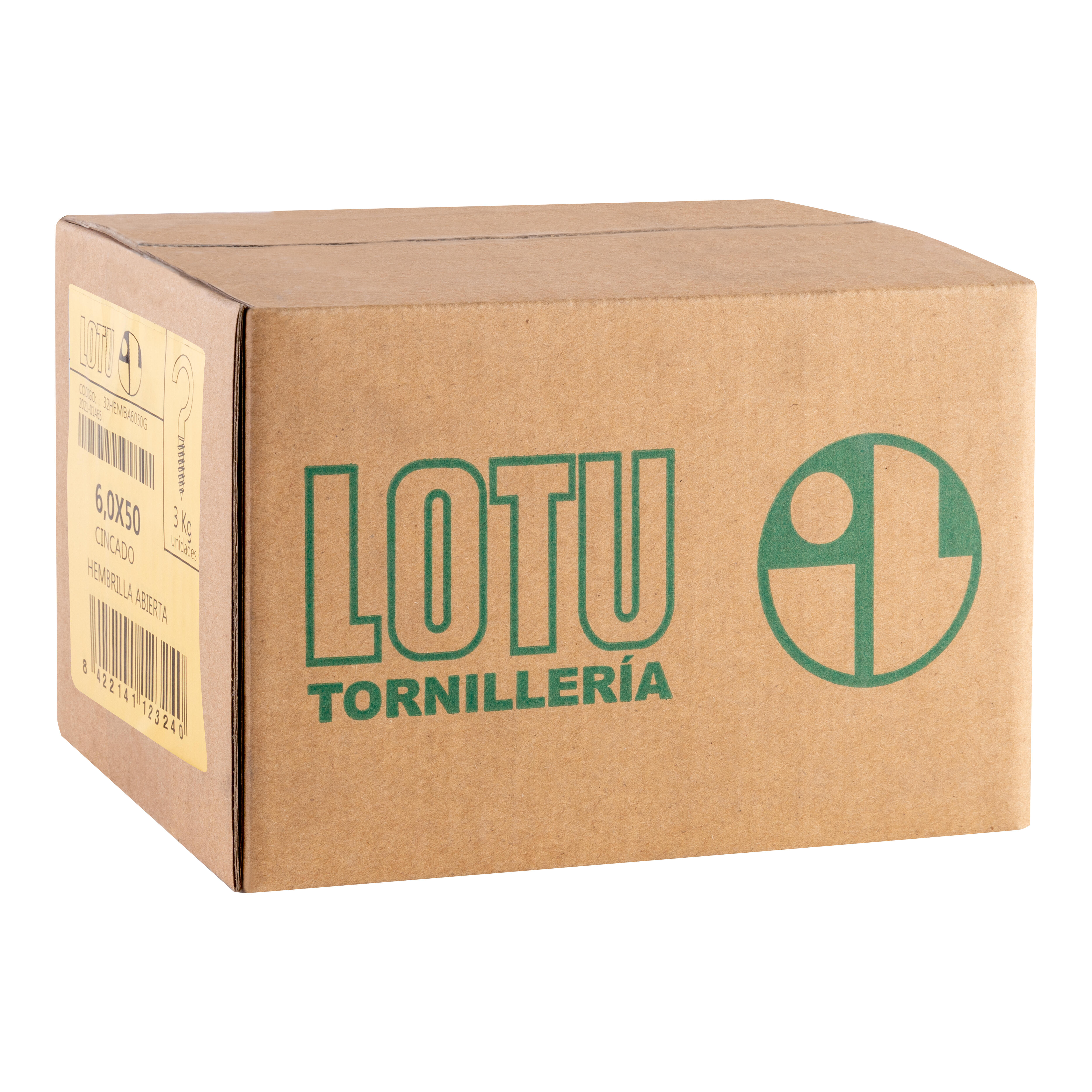 HEMBRILLA ABIERTA ACERO CINCADO 6 X 50  MM. 3 KG - 2