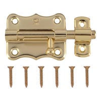 PESTILLO 60MM PUERTA DE SEGURIDAD PARA INTERIOR LATONADO AMIG - 2