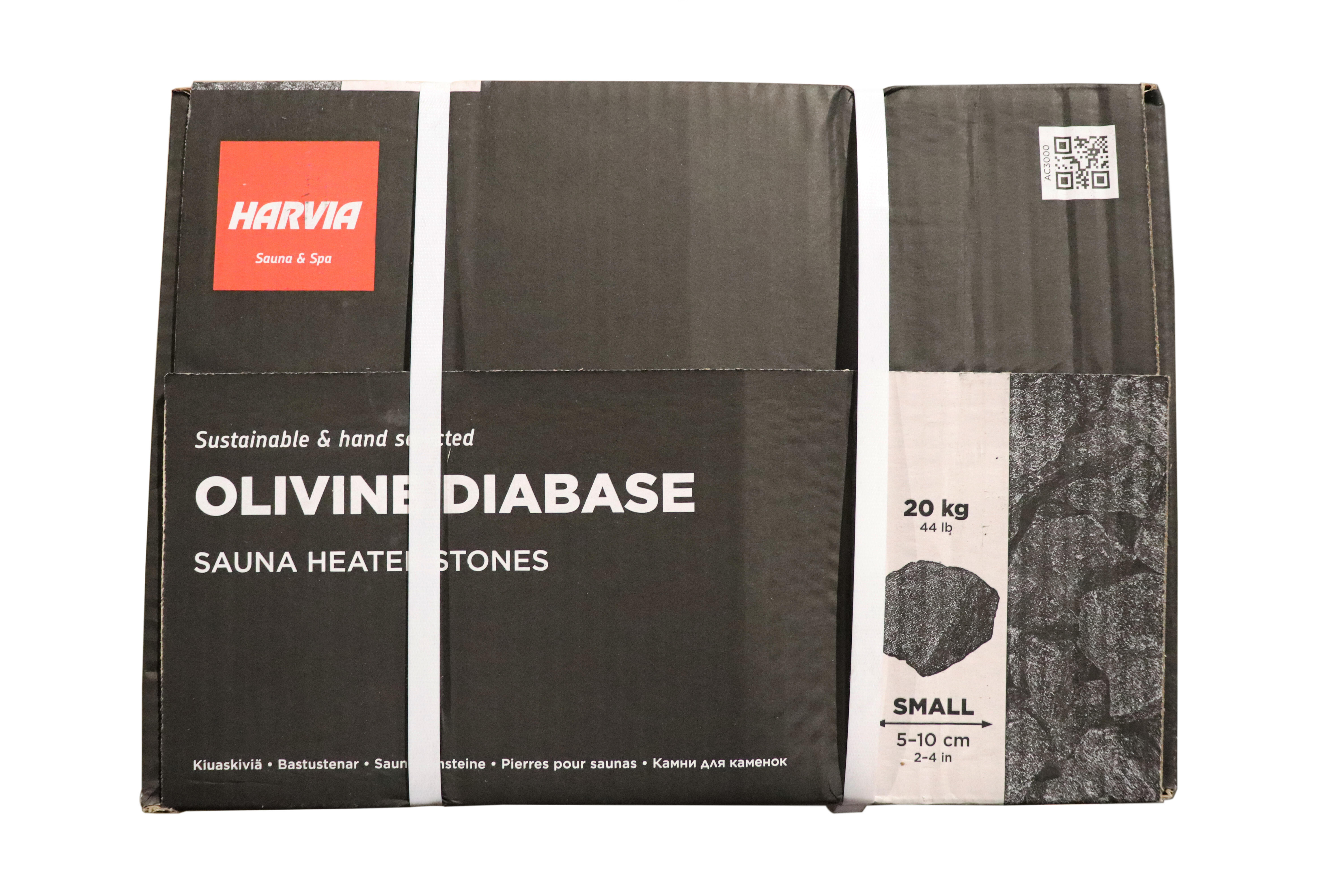 Pierres de sauna pierre volcanique HARVIA, 20Kg 5/10cm - 2