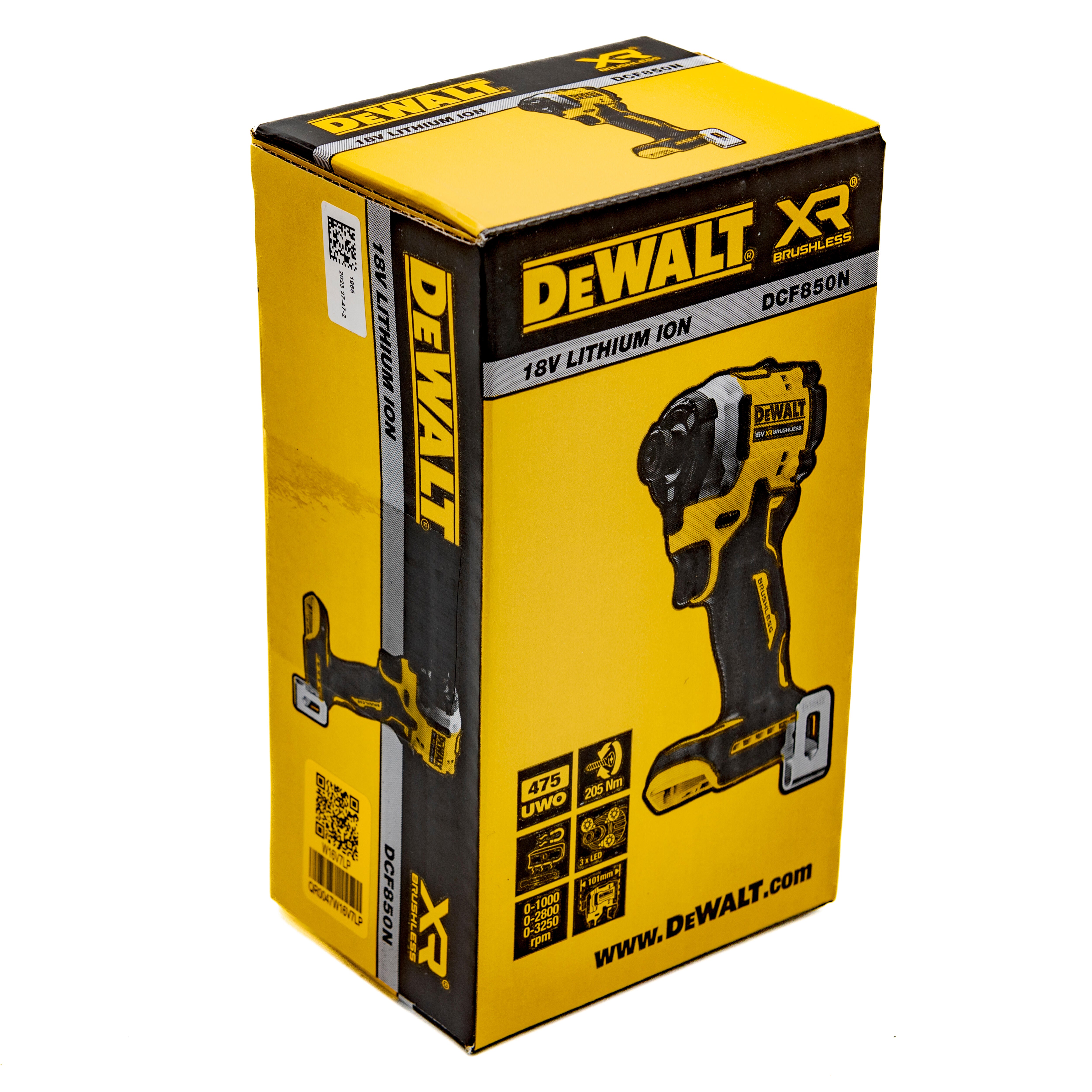 ATORNILLADOR DE IMPACTO A BATERÍA 205NM 18V DEWALT DCF850N - 14