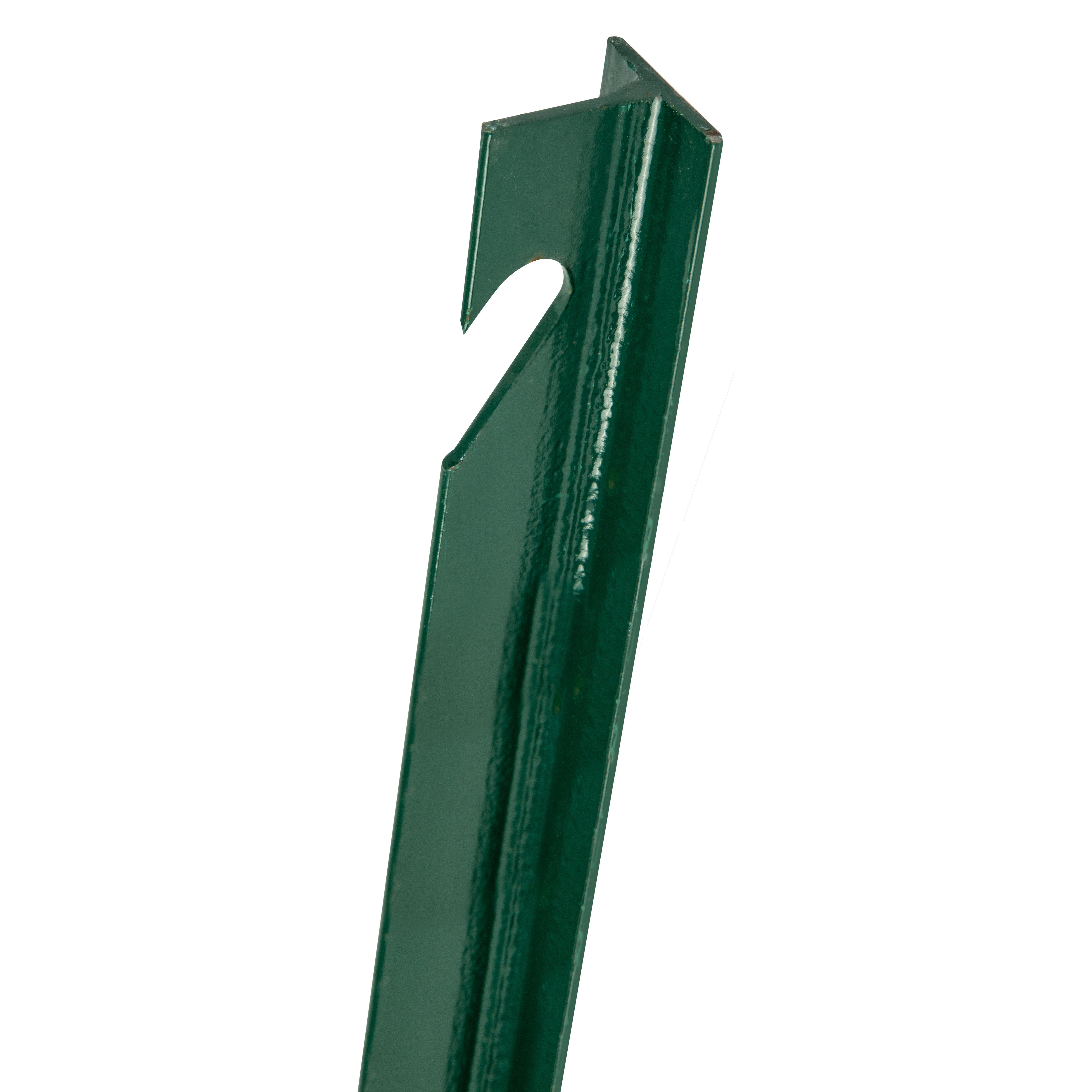 POSTE EN T VERDE SECCIÓN 30X30 MM 1,75 M - 2