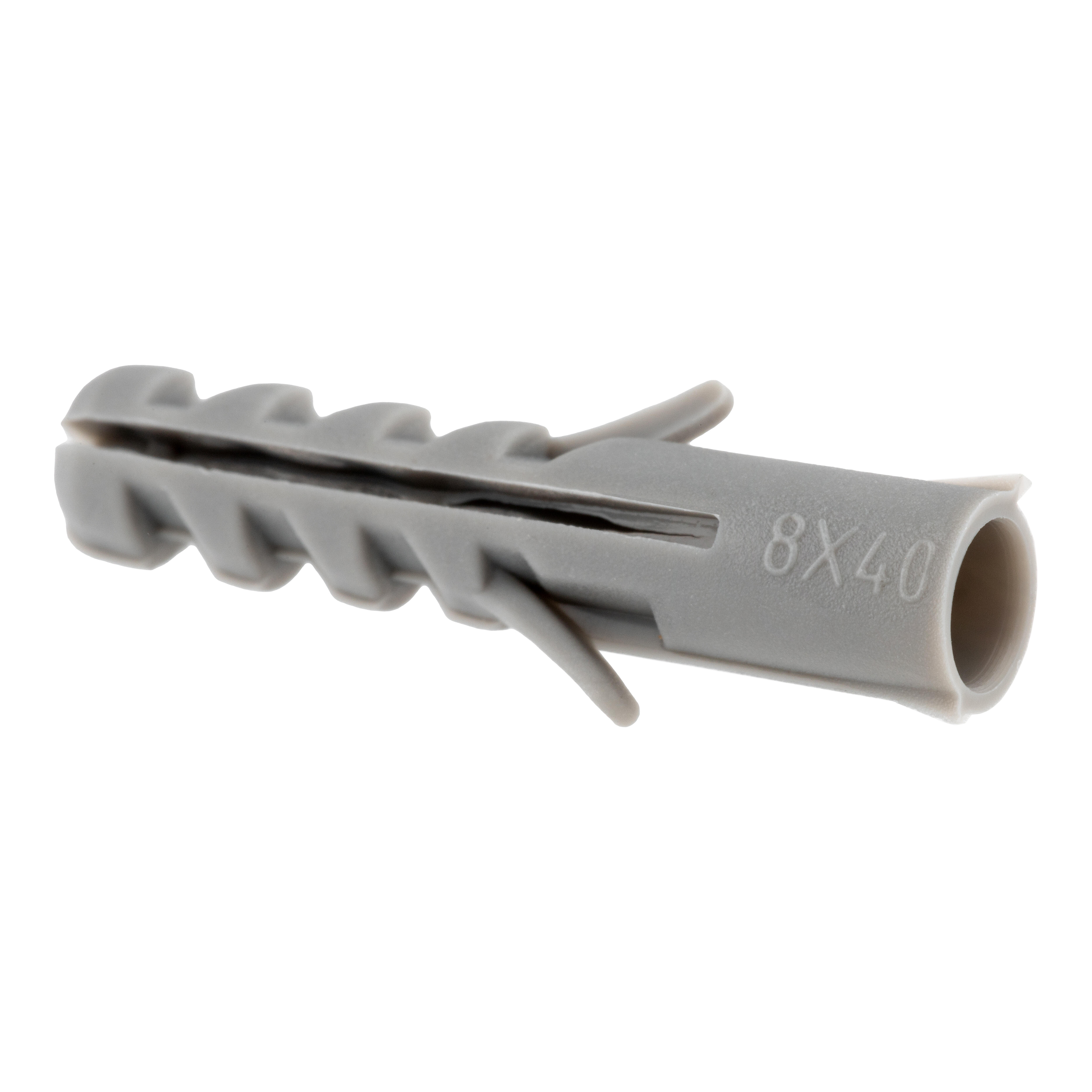 TACO UNIVERSAL DE NYLON DIÁMETRO 8MM LONGITUD 50MM CON TIRAFONDO NOUTAC 25UDS - 2