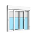 VENTANA ALUMINIO CORREDERA CON PERSIANA BLANCA 120X115CM - 2