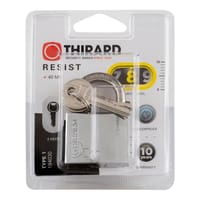 CANDADO DE SEGURIDAD PARA PUERTA 40MM DE LATÓN CON 2 LLAVES THIRARD - 3