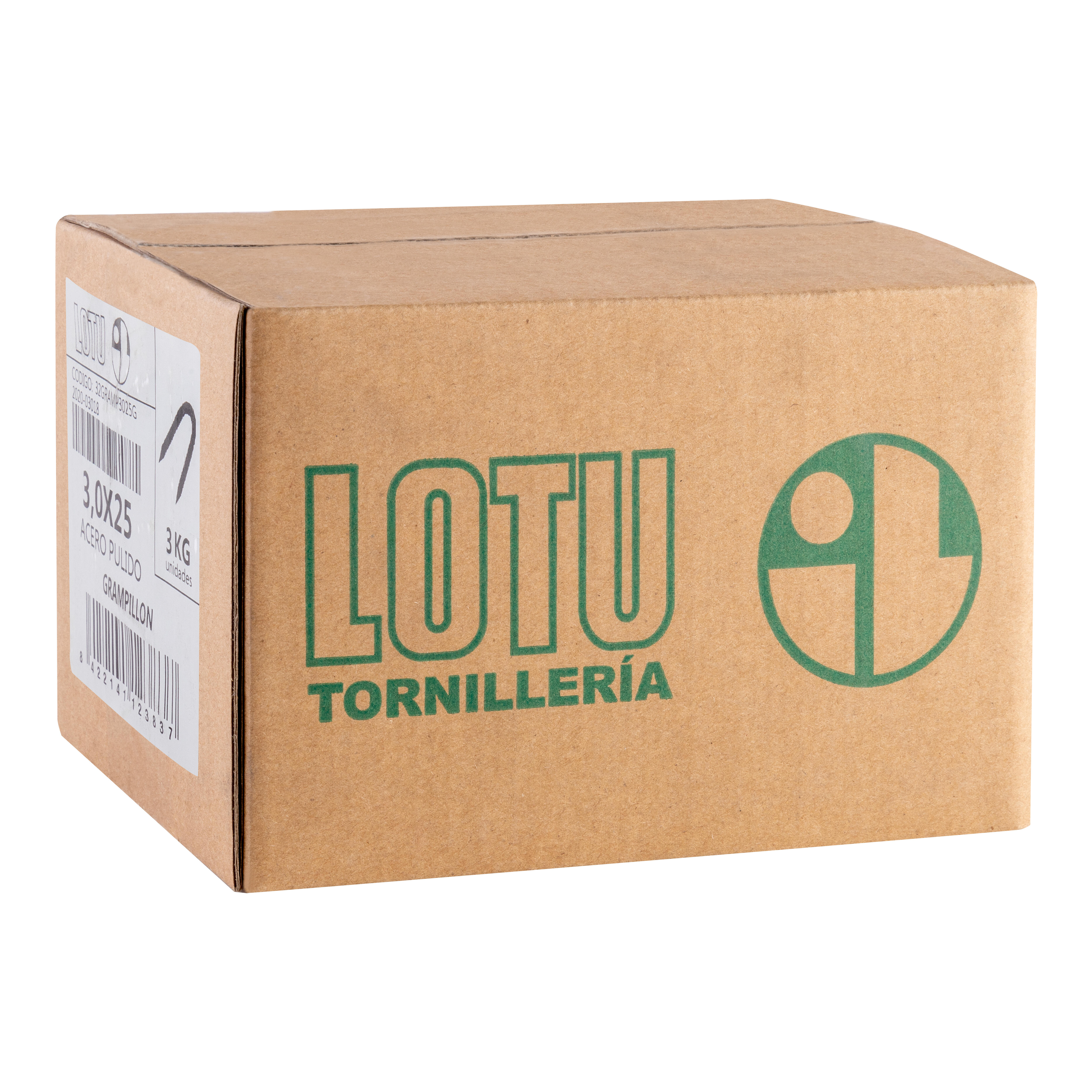 GRAMPILLONES 3 X 25  MM. 3 KG - 2