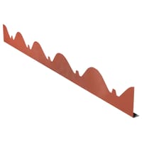 REMATE FRONTAL PANEL IMITACIÓN TEJA 1,05M ROJO - 2